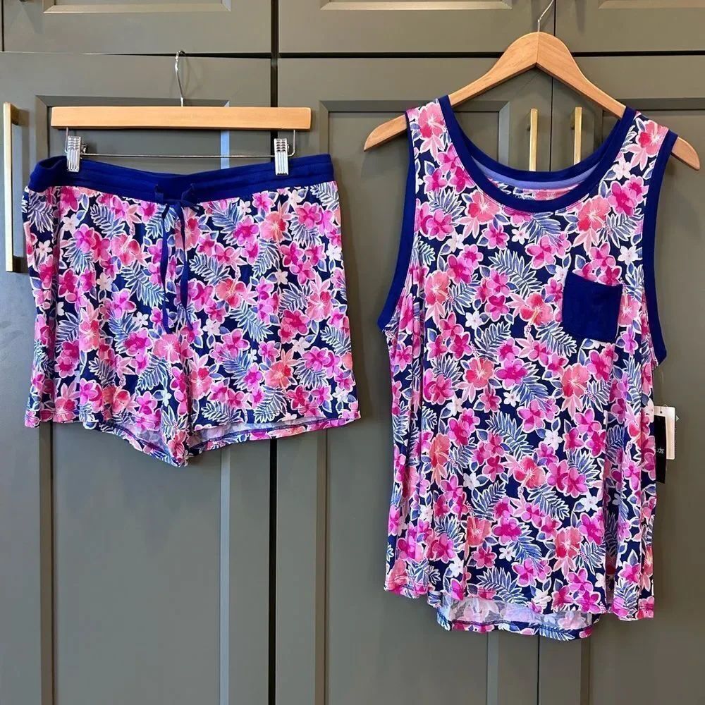 CuddleDuds Floral Shorts PajamaโSet